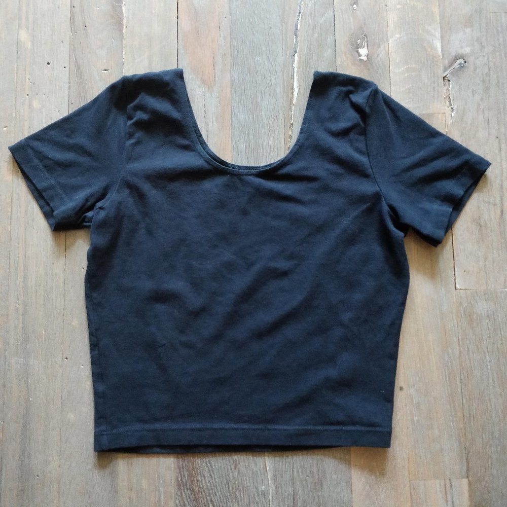 American Apparel Original Short Sleeve Crop Top S